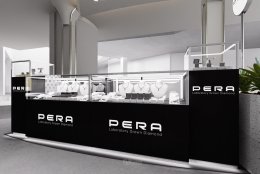 ออกแบบ ผลิต และติดตั้งร้าน : ร้าน PERA Laboratory Grown Diamond 
